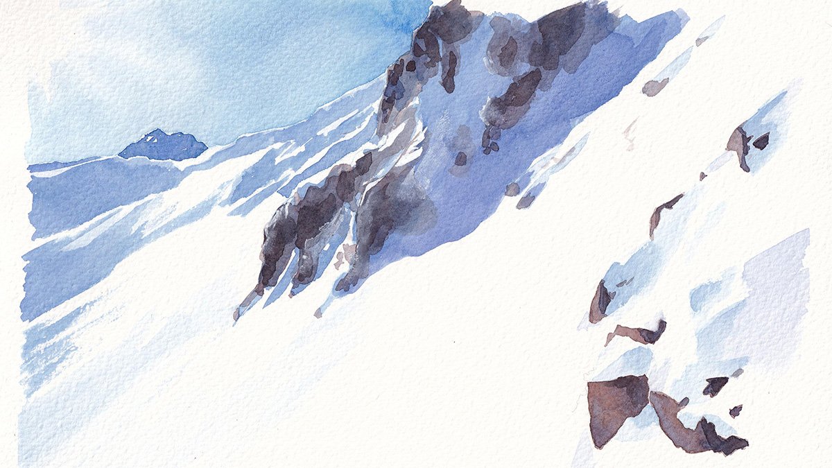 Painting Mountains in Watercolour