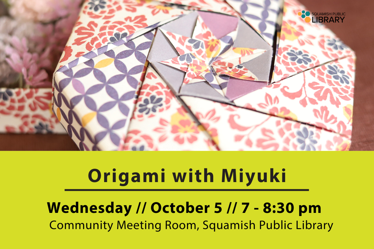 Promotional Image: Origami Nov 2023 Squamish Arts