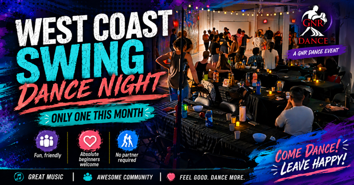 Promotional Image: West Coast Swing Only Dance