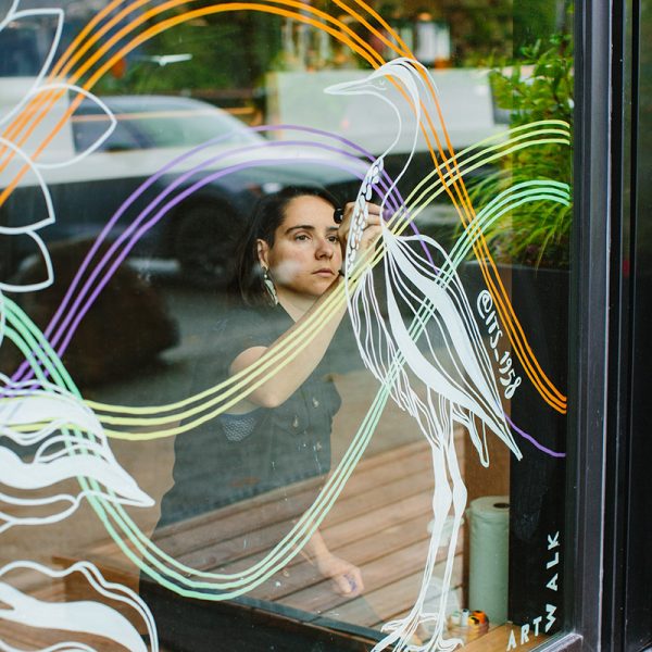 Squamish Arts Sira Pocovi Headshot Window