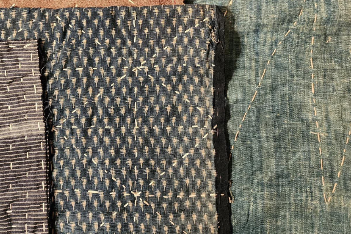 squamish arts introduction to sashiko stitching vintage Japanese boro textile